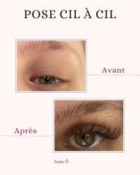 Après pose de cils